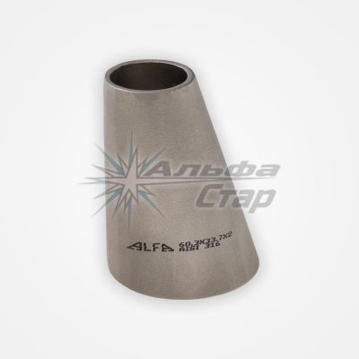 Переход приварной эксцентрический DIN (AISI 316, DN:150/125)